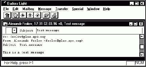 ������ � ����������� ������