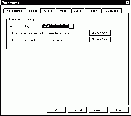 ��������� ���������� ���������� Netscape Navigator Gold