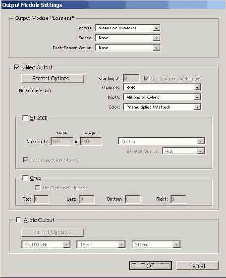 Сохранение фильма