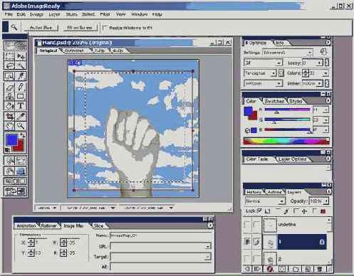 Создание графических карт для Web-страниц