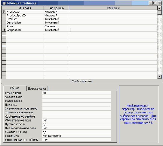 � ������� Product ���� ���������