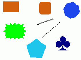 Инструменты создания геометрических фигур