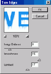 «Текст в подтеках»