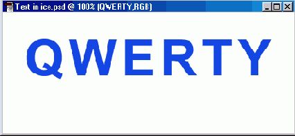 «Ледяной текст»