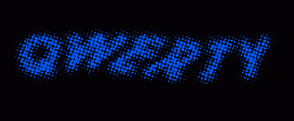 Текст «в горошек»