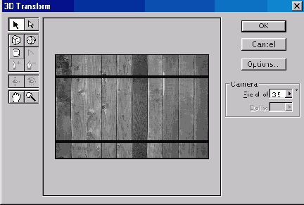 Использование фильтра имитации 3D