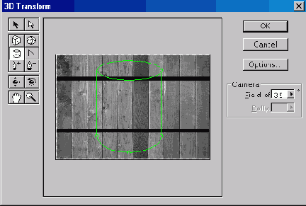 Использование фильтра имитации 3D