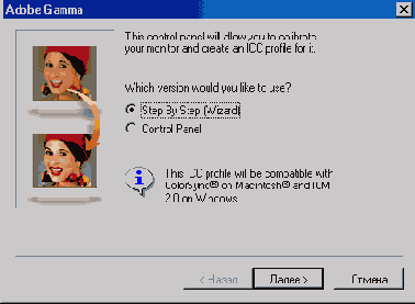 Утилита Adobe Gamma