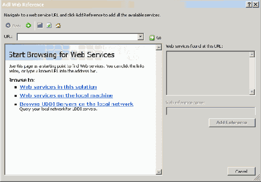 Пользование web-службой