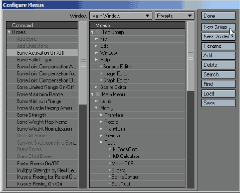 ������ New Group ������� ���������