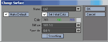 � ���������� ���� Change Surface