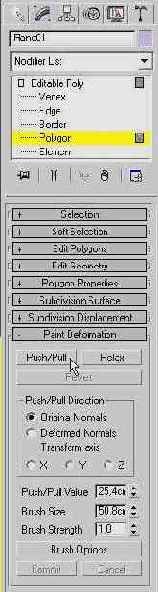 ������������� ������ Paint Deformation (���������� ������) �������� �������