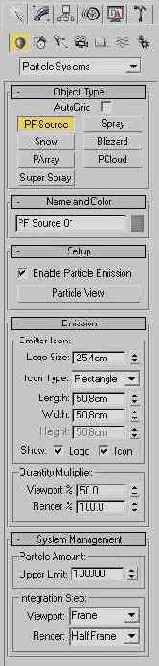 ������ � ������� Particle Flow