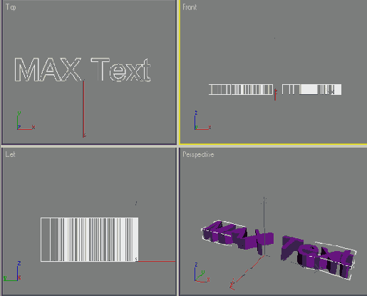 Модификаторы Extrude (Выдавливание) и Bevel (Выдавливание со скосом)