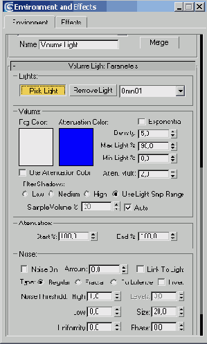 Освещение сцены