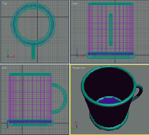 Создание чашек
