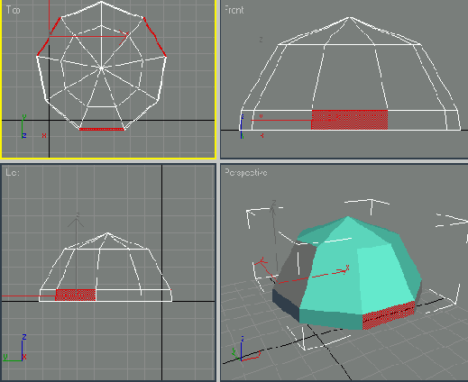 Создание лопастей вентилятора