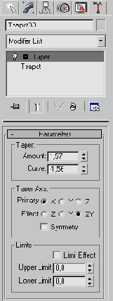 Taper (Сжатие)