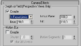 Создание эффекта глубины резкости средствами визуализатора mental ray