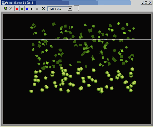Работа с модулем Particle Flow