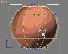 Создаем голову персонажа из стандартной сферы