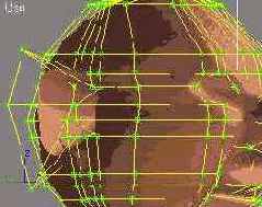 Создаем голову персонажа из стандартной сферы