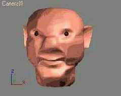 Создаем голову персонажа из стандартной сферы