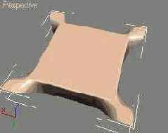 Превращаем NURBS-поверхность в скатерть