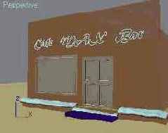 Завершаем конструирование модели сцены «МАХ-кафе»