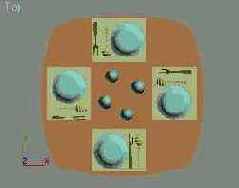 Завершаем конструирование модели сцены «МАХ-кафе»