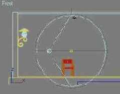 Создание и простейшая настройка параметров нацеленного прожектора