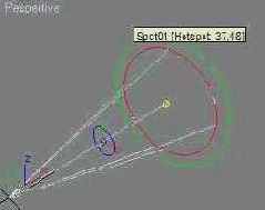 Регулировка ширины, «резкости» и формы сечения луча прожектора