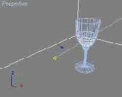 Каустика в бокале с вином