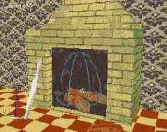 Зажигаем огонь в камине