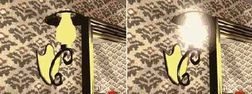 Практикуемся в применении эффекта сияющих ореолов к сцене «МАХ-кафе»