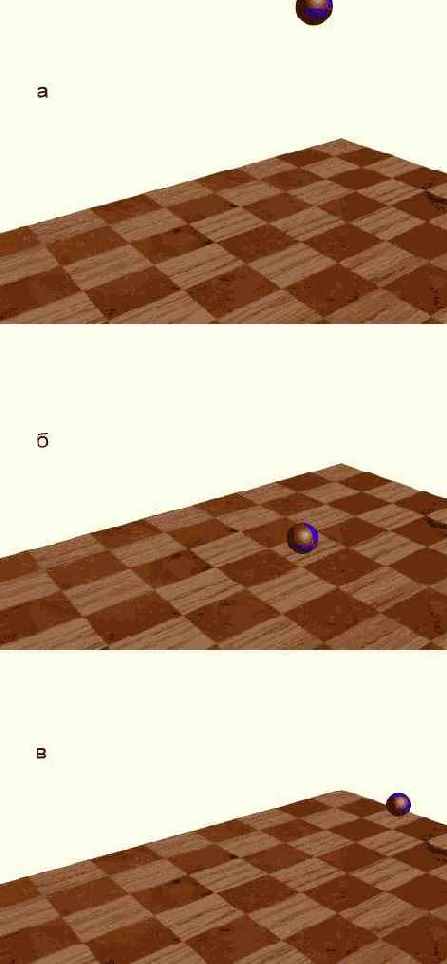 Анимация мячика