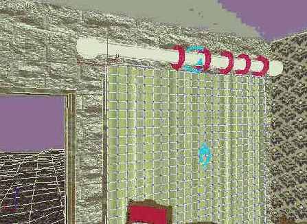 Вешаем занавеску на окно кафе «МАХ»