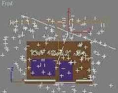 Создаем падающий снег в сцене «МАХ-кафе»