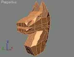 Создаем из параллелепипеда фигуру шахматного коня