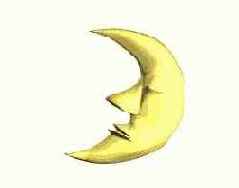 Елочное украшение «Спящий месяц»