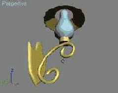 Усовершенствуем отражатель настенного светильника с помощью модификатора Taper