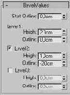 Изготовляем опору настенного светильника с помощью модификатора Bevel