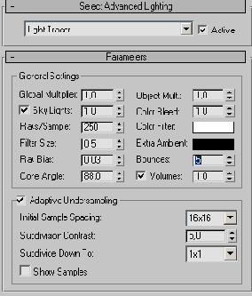 �������� �������� ��������� ��� ������ Light Tracer