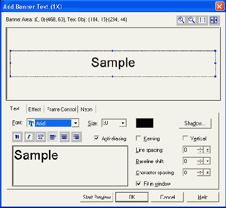 ���� ������� ���������� Add Simple Banner