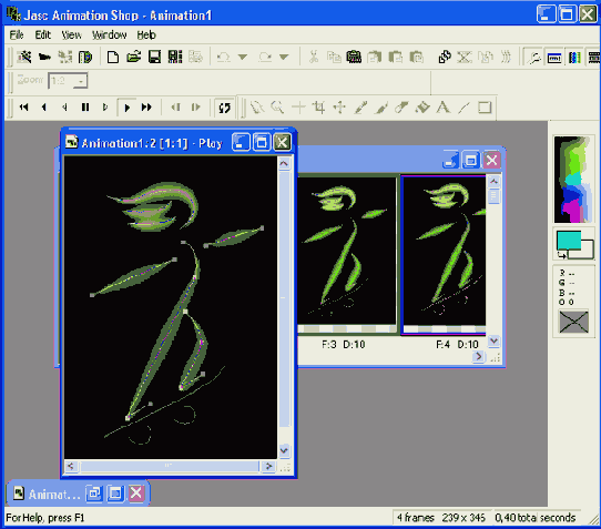 �������� �������� � Animation Shop