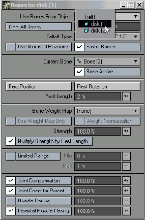 ���� Use Bones From Object ���������