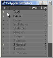 Использование окна Statistics