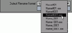 Сохранение последовательности кадров