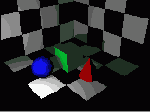 Создание теней методом трассировки лучей