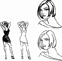 Свойства изогнутых и перекрещенных линий